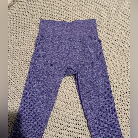 Matching long sleeve crop top & legging workout set - Picture 4 of 4